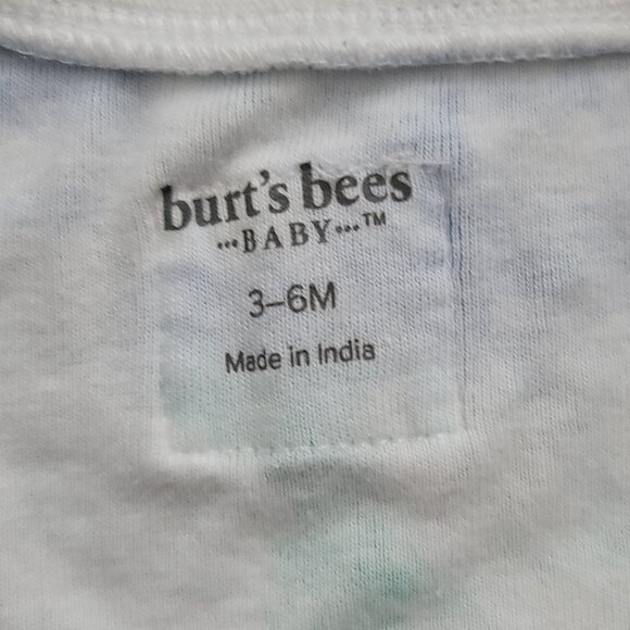 Bert's Bees Blue White Sleeper 3-6 months - Picture 3 of 3